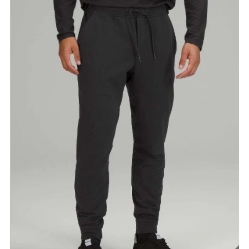 Lululemon City Sweat Joggers Mens Black Tapered Pants Size M 31 Inseam